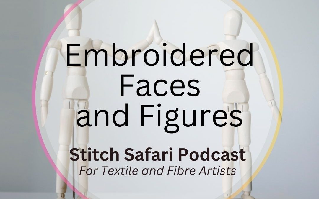 Embroidered Faces and Figures